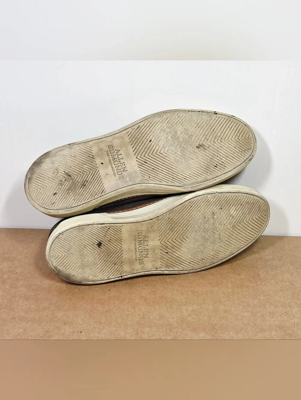 Allen Edmonds gray casual suede